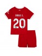 Otroški Nogometna dresi replika Liverpool Diogo Jota #20 Domači 2023-24 Kratek rokav (+ hlače)